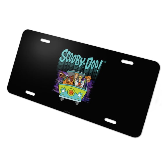 ScoobyDoo Frightened Driving Novelty License Plate