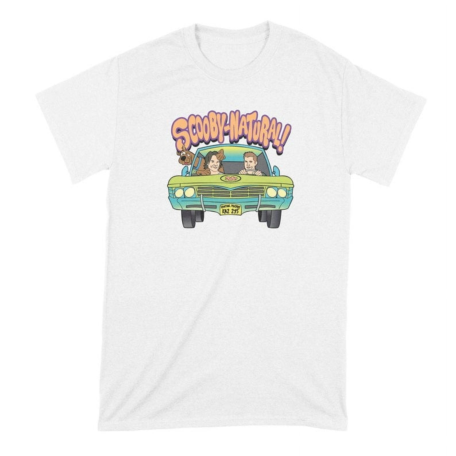 Scoobynatural Shirt Featuring Supernatural Characters Dean, Castiel