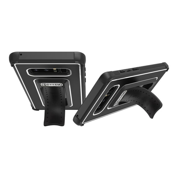 Scooch WINGMAN 5in1 - Back cover for cell phone - black - for Samsung Galaxy Note8