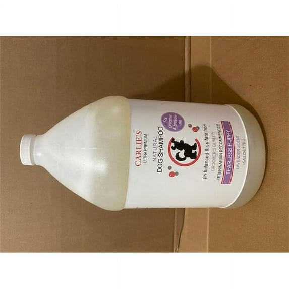 Scoochie Pet 138 Carlies Untra Premium Puppy Groomer Bottle Tearless Shampoo for Dogs, Lavender Scent