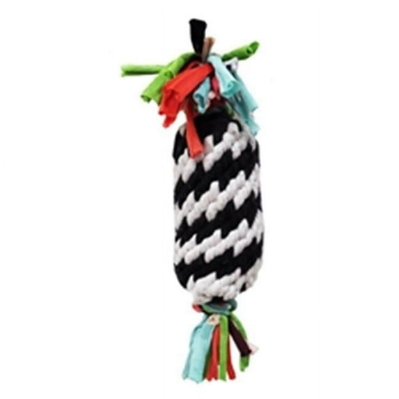 Scoochie Pet Products 92 Dump Bin Small Super Scooch Squeaky Rope Toys, 60 Piece