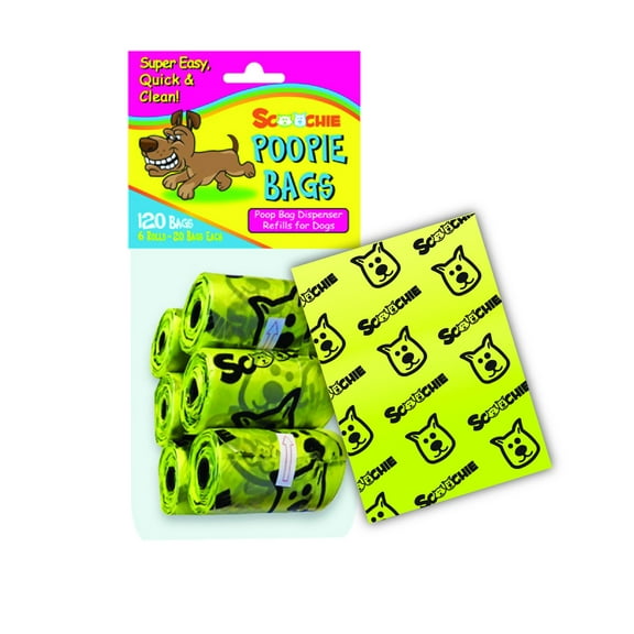 Scoochie Poopie Bag Refill Rolls 6/pkg-