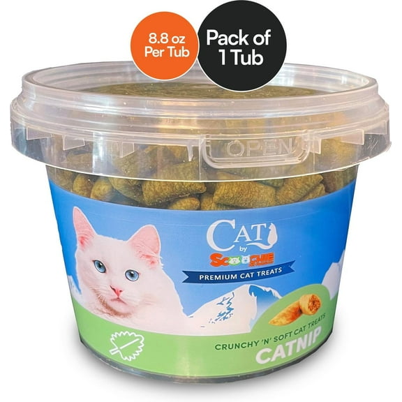 Cat by Scoochie Sensations Catnip Filled Crunchy Cat Treats, 1CT