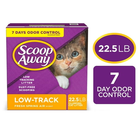 Scoop Away Low Tracking Cat Litter With Fresh Spring Air Scent, 22.5 lb. Box