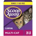 Scoop Away MultiCat Clumping Cat Litter, 7Day Odor Control, Dust Free, Meadow Fresh Scented