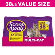 Scoop Away Multi Cat Litter With Meadow Fresh Scent, 38 lb.