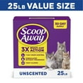 thumbnail image 1 of Scoop Away Super Clump Clumping Cat Litter, Unscented, 25 lbs, 1 of 17