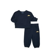 SCOOP Limited Edition Unisex Baby and Toddler New York Sweatshirt and Jogger Set, 2-Piece, Sizes 6M-5T