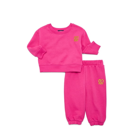 Scoop Limited Edition Unisex Baby and Toddler New York Sweatshirt and Jogger Set, 2-Piece, Sizes 6M-5T