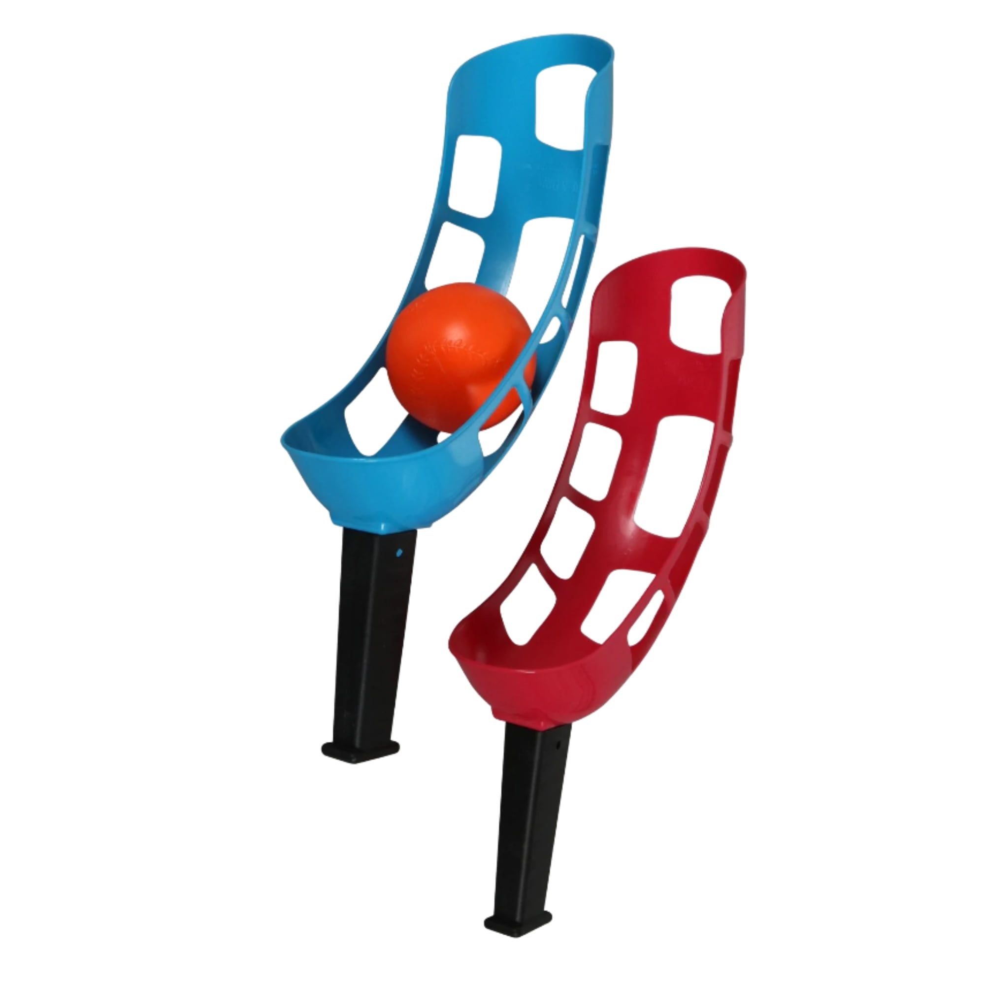 Scoop Ball Plastic Toy Sky Catchers Set Includes 2 Brackets and 1 Ball