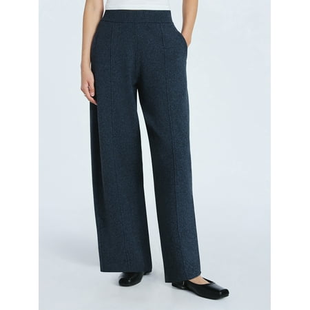 Scoop Women's Sweater Knit Barrel Pants, Sizes XS-XXL