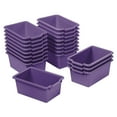 thumbnail image 1 of Scoop Front Storage Bin, Multipurpose Organization, Purple, 20-Piece, 1 of 3