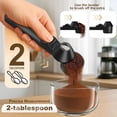 thumbnail image 1 of 2pcs Scoop Funnel for Reusable Cup Refillable Pods - Mess-Free 2 TBSP Measuring Spoon for Ground , Protein Powder & Tea, No-Spill Funnel Design, 1 of 7