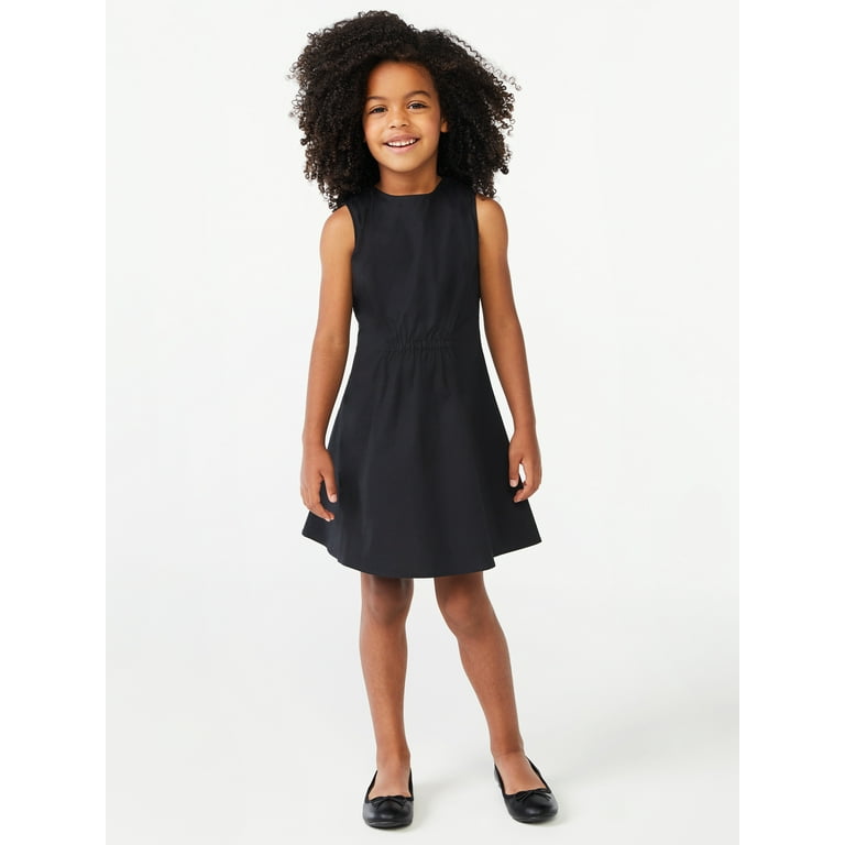 Scoop Girls Sleeveless Cinched Waist Dress Sizes 4 12