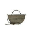 thumbnail image 1 of Scoop Women's Faux Suede Half Moon Satchel Bag, Olive, 1 of 2