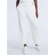 SCOOP Women's and Women's Plus New Scubaknit Cropped Pants, Sizes XS-4X