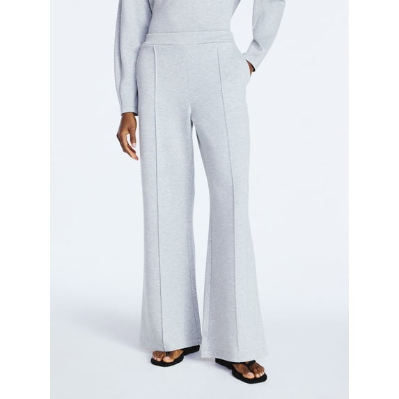 Scoop Women’s and Women’s Plus New Scubaknit Seamed Sweatpants, Regular and Short Lengths, Sizes XS-4X