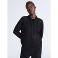 thumbnail image 1 of Scoop Women's and Women's Plus New Scubaknit Funnel Neck Sweatshirt, Sizes XS-4X, 1 of 5