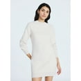 thumbnail image 1 of Scoop Women's Saddle Sweater Dress with Long Sleeves, Sizes XS-XXL, 1 of 5