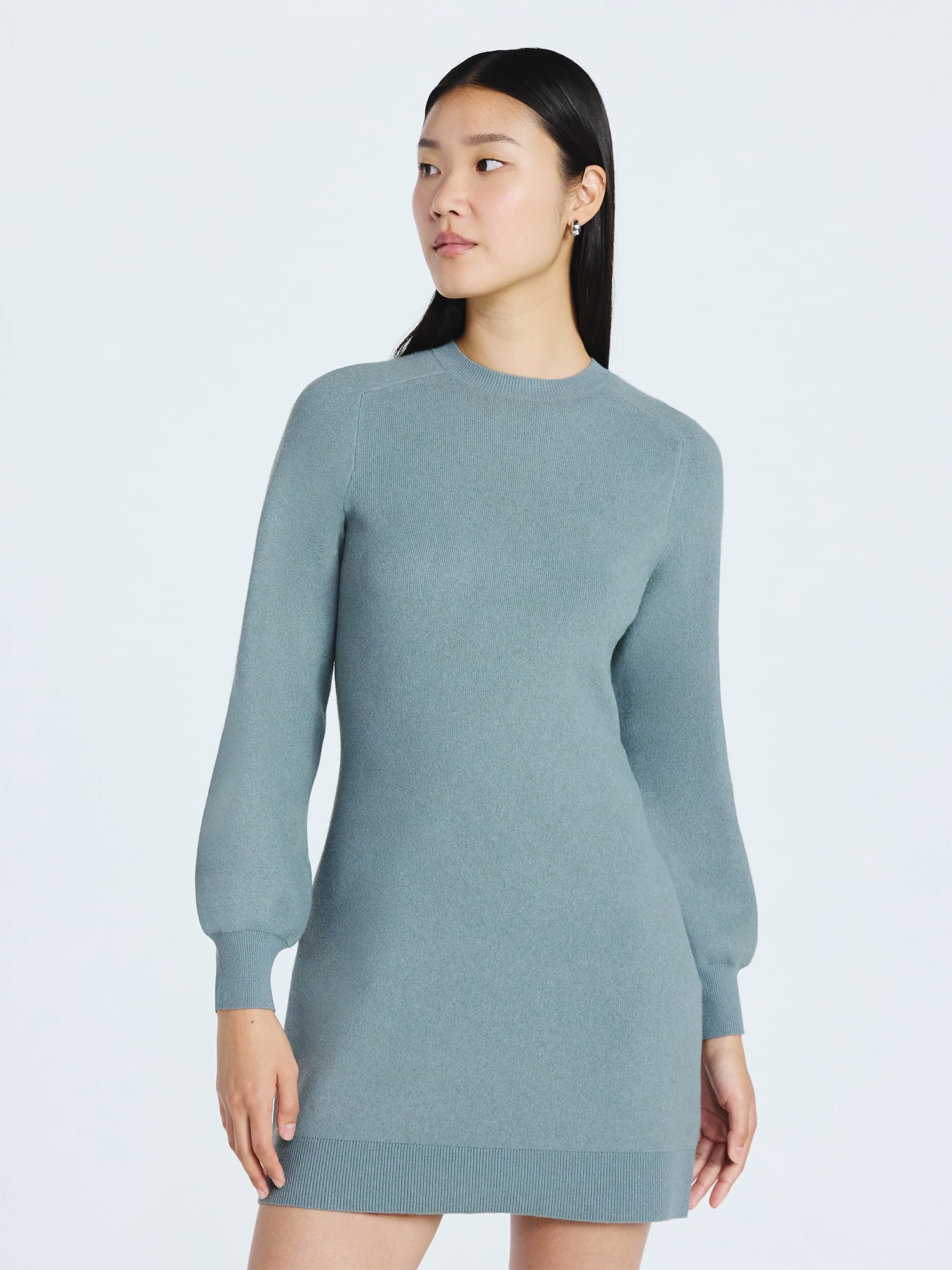 long sleeve scoop neck sweater dress Navy Long Sleeve Sweater Mini Dress | Womens | Medium (Available in L) | Lulus