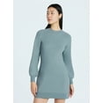 thumbnail image 1 of Scoop Women's Saddle Sweater Dress with Long Sleeves, Sizes XS-XXL, 1 of 4