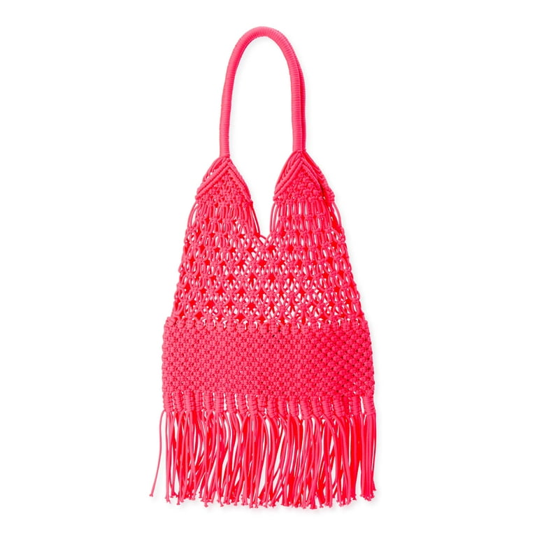 Macrame hobo bag sale