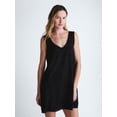 thumbnail image 1 of Scoop Women's and Women's Plus Embroidered Mini Dress, Sizes XS-4X, 1 of 5