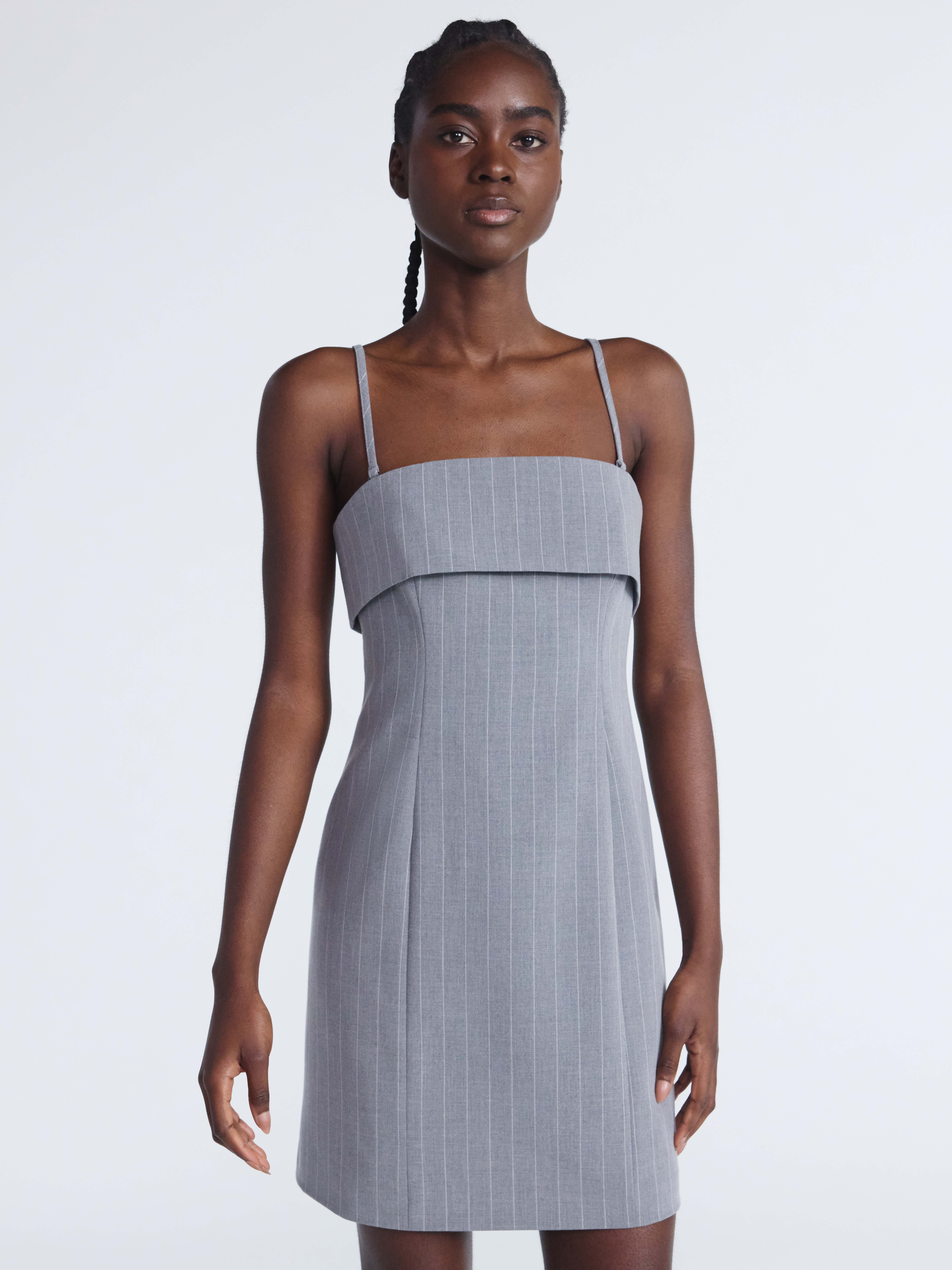 knee length dresses for ladies Augusta Off The Shoulder Foldover Mini Dress • Shop American Threads Black / L main image 1