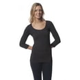 thumbnail image 1 of Scoop Neck 3/4 Sleeve Fitted Top, 1 of 3