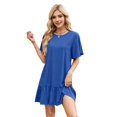 thumbnail image 1 of Scoop Neck Summer Dresses Black S, 1 of 10