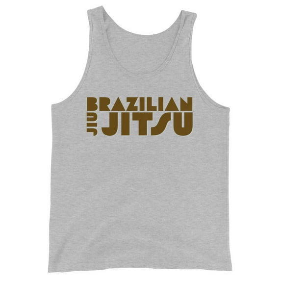 Scoop Neck Tank Top BJJ Brown (Athletic Heather, XS)