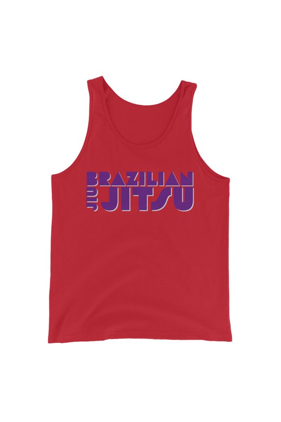 Scoop Neck Tank Top BJJ Purple (Red, M)