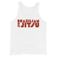 thumbnail image 1 of Scoop Neck Tank Top BJJ Red (White, 2XL), 1 of 1