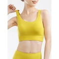 Scoop Neck Wide Strap Active Bra