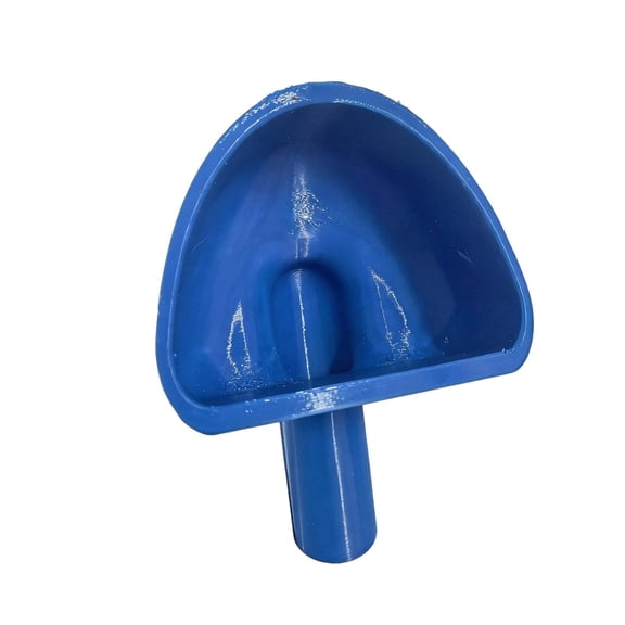 Scoop, Plastic, Scoop Funnel, Funnel Scoop, Scoop with Funnel, 5X4 in Solid Blue, Potable Water Tank Filling, Off-Grid Camping, 1 Pc