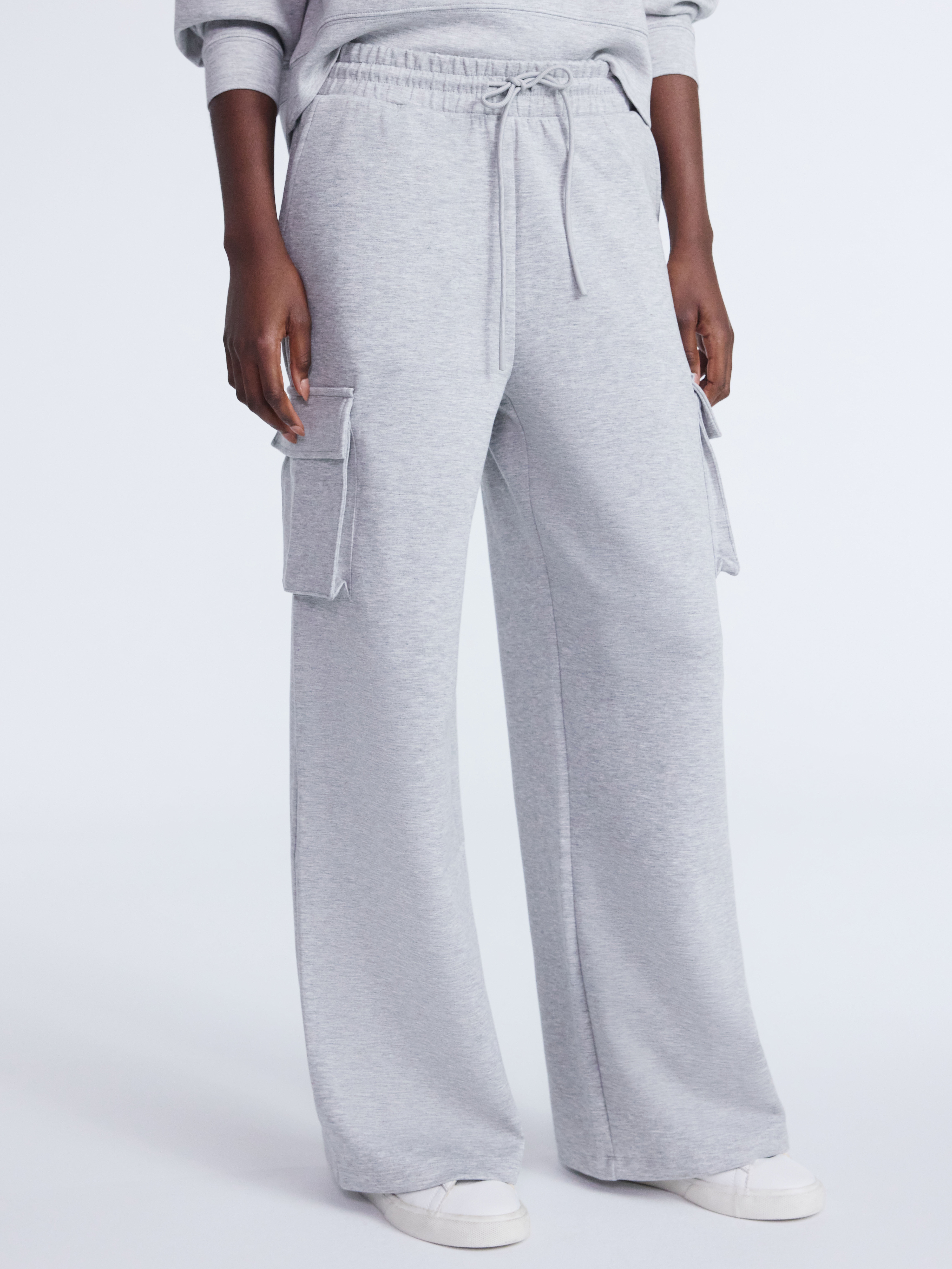 Scoop Women's and Women's Plus New Scubaknit Cargo Pants, Sizes XS-4X
