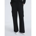 thumbnail image 1 of Scoop Women's and Women's Plus New Scubaknit Cargo Pants, Sizes XS-4X, 1 of 6