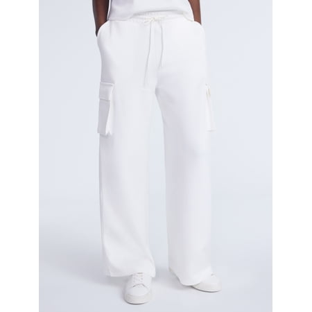 Scoop Women's and Women's Plus New Scubaknit Cargo Pants, Sizes XS-4X