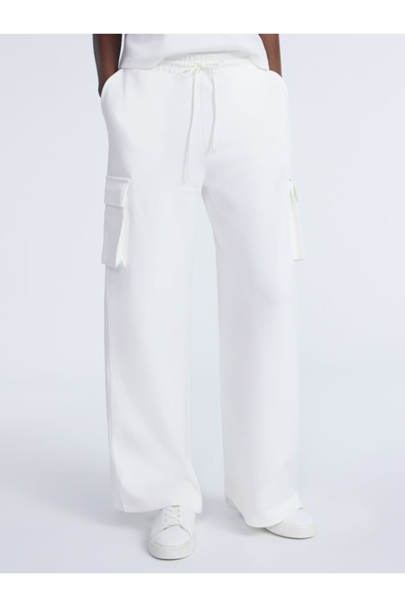 Women's and Women's Plus New Scubaknit Cargo Pants, Sizes XS-4X