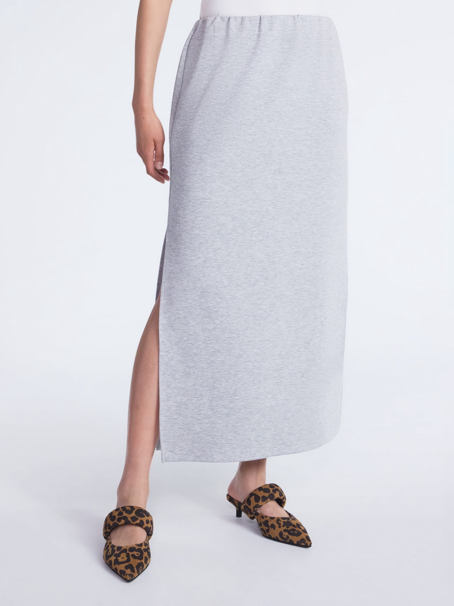 Scoop Women's and Women's Plus New Scubaknit Column Maxi Skirt, Sizes XS-4X