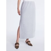 Scoop Women's and Women's Plus New Scubaknit Column Maxi Skirt, Sizes XS-4X