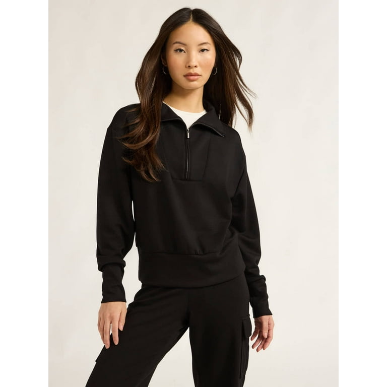Scoop Women's & Women's Plus Ultimate ScubaKnit Half Zip Scoop Women's & Women's Plus Ultimate ScubaKnit Half Zip
