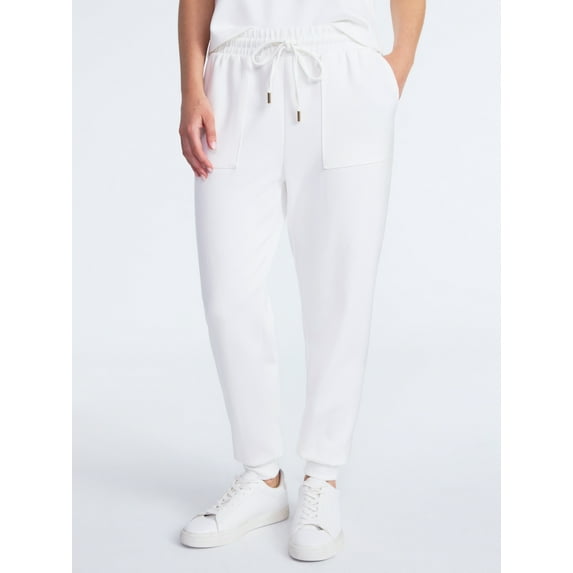 Scoop Women's and Women's Plus New Scubaknit Jogger Pants, Sizes XS-4X