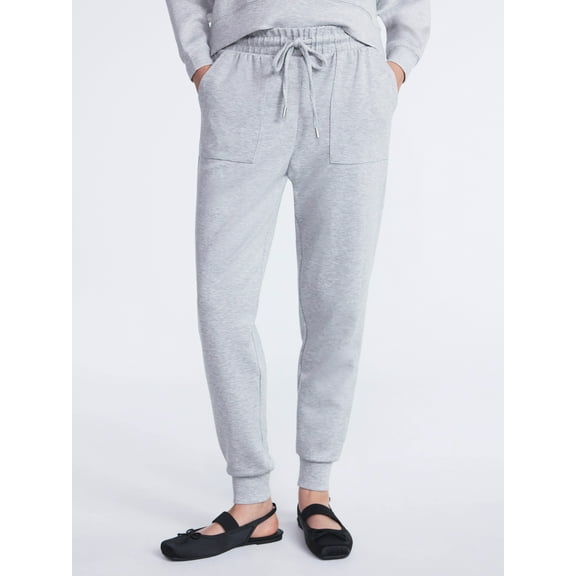 Scoop Women's and Women's Plus New Scubaknit Jogger Pants, Sizes XS-4X