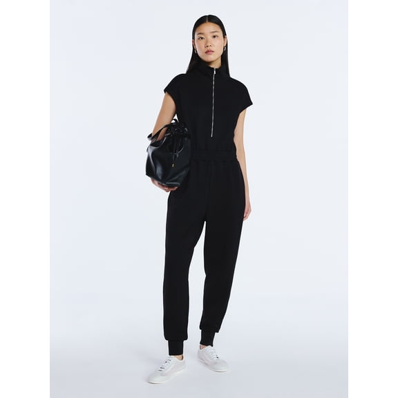 Scoop Women's and Women's Plus New Scubaknit Jumpsuit, Sizes XS-4X
