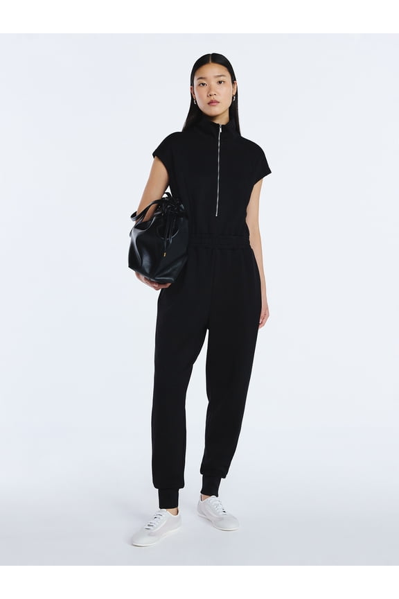 Women's and Women's Plus New Scubaknit Jumpsuit, Sizes XS-4X