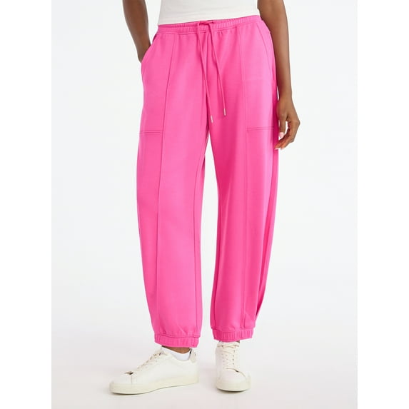 Scoop Women's and Women's Plus New Scubaknit Barrel Pants, Sizes XS-4X