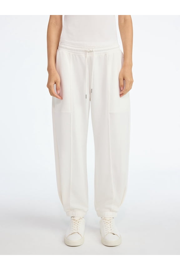 Women's and Women's Plus New Scubaknit Barrel Pants, Sizes XS-4X