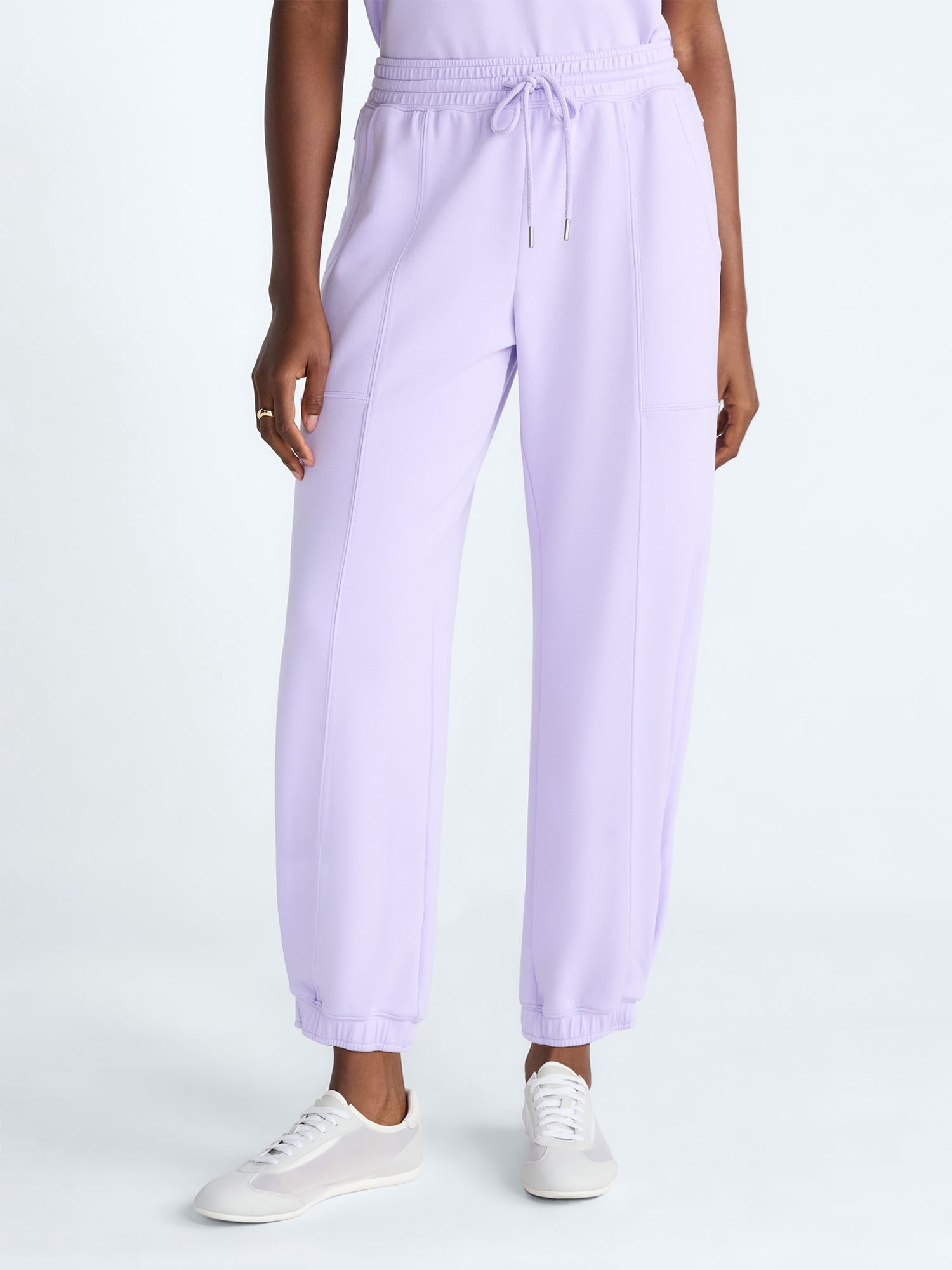 Scoop Women's and Women's Plus New Scubaknit Barrel Pants, Sizes XS-4X