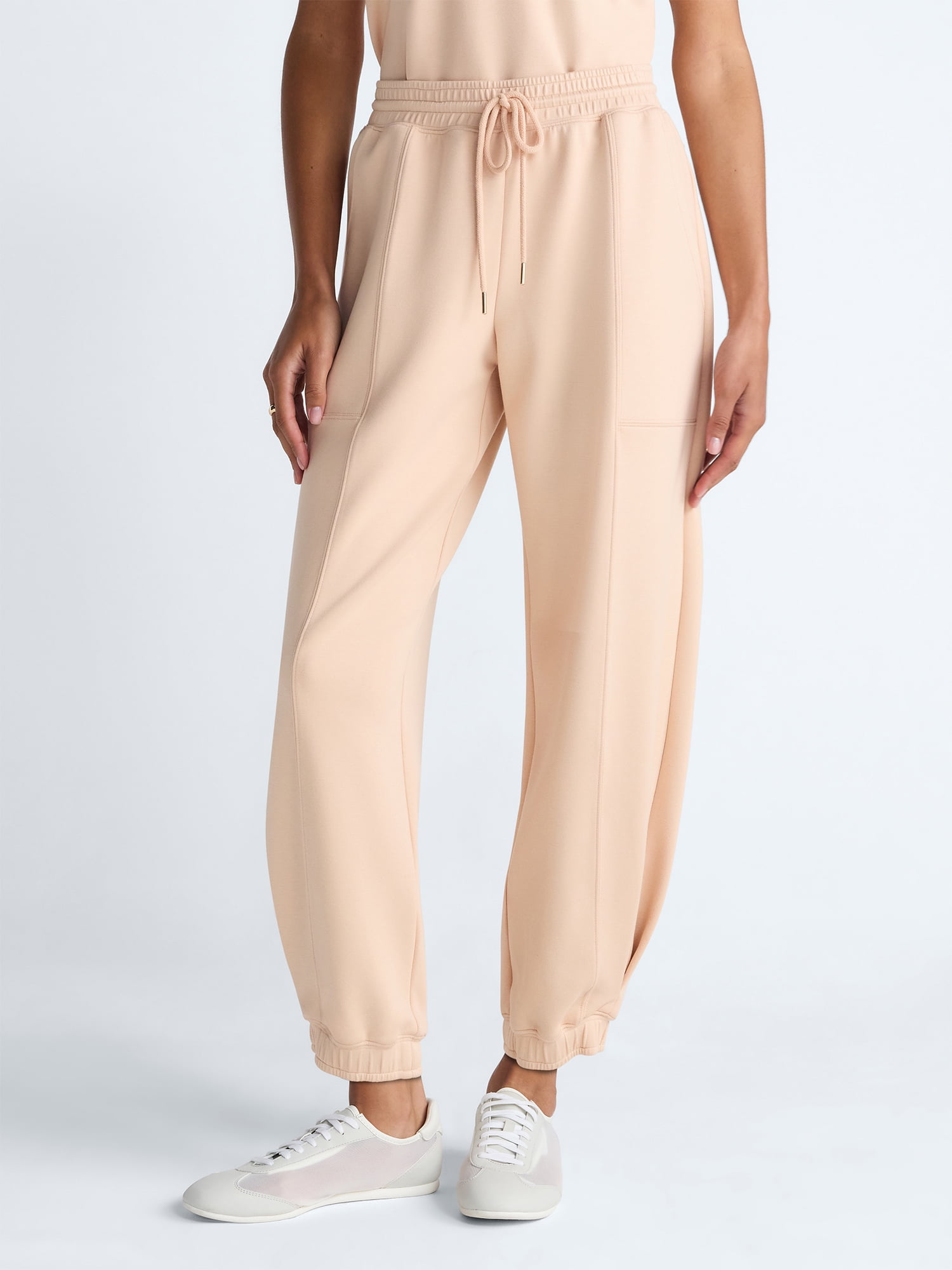 Scoop Women's and Women's Plus New Scubaknit Barrel Pants, Sizes XS-4X